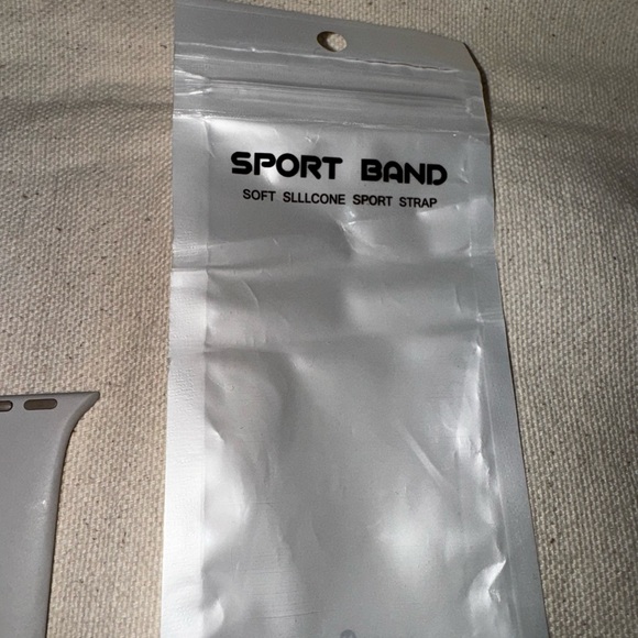 Apple Watch Sport Band Sz S/M 38/40MM Light Smoke Gray - Picture 6 of 8